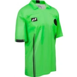 Final Decision Europa II Short Sleeve Soccer Referee Shirt - Green