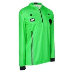 Final Decision Elite Long Sleeve Soccer Referee Shirt - Green