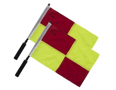 Champion Sports Champion Soccer Flags Set - Checkered Yellow & Red - Image 4