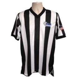 Nevada (NIAA) Men's 2 1/4" Stripe V-Neck Referee Shirt