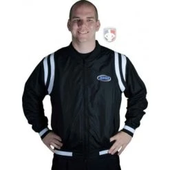 KHSAA Basketball Referee Jacket-Blk/Wht Shoulder Insets