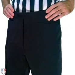Smitty Officials Apparel Smitty Performance 4-Way Stretch Athletic Fit Flat Front Referee Pants With Western-Cut Pockets
