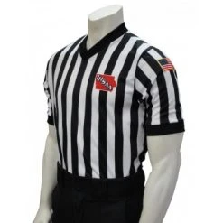 Iowa (IHSAA) 1" Stripe V-Neck Referee Shirt
