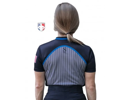 Smitty Officials Apparel Smitty NCAA Women's Performance Mesh Basketball Referee Shirt - Women's Cut - Image 2