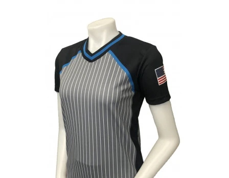 Smitty Officials Apparel Smitty NCAA Women's Performance Mesh Basketball Referee Shirt - Women's Cut - Image 3