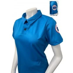 Kansas (KSHSAA) Women's Short Sleeve Volleyball Referee Shirt - Bright Blue