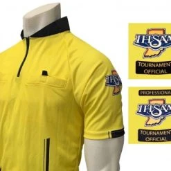 Indiana (IHSAA) Short Sleeve Soccer Referee Shirt - Yellow