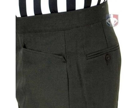 Smitty Officials Apparel Smitty Athletic Fit Flat Front Referee Pants With Western-Cut Pockets - Image 3