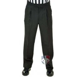 Smitty Officials Apparel Smitty Athletic Fit Pleated Referee Pants With Slash Pockets